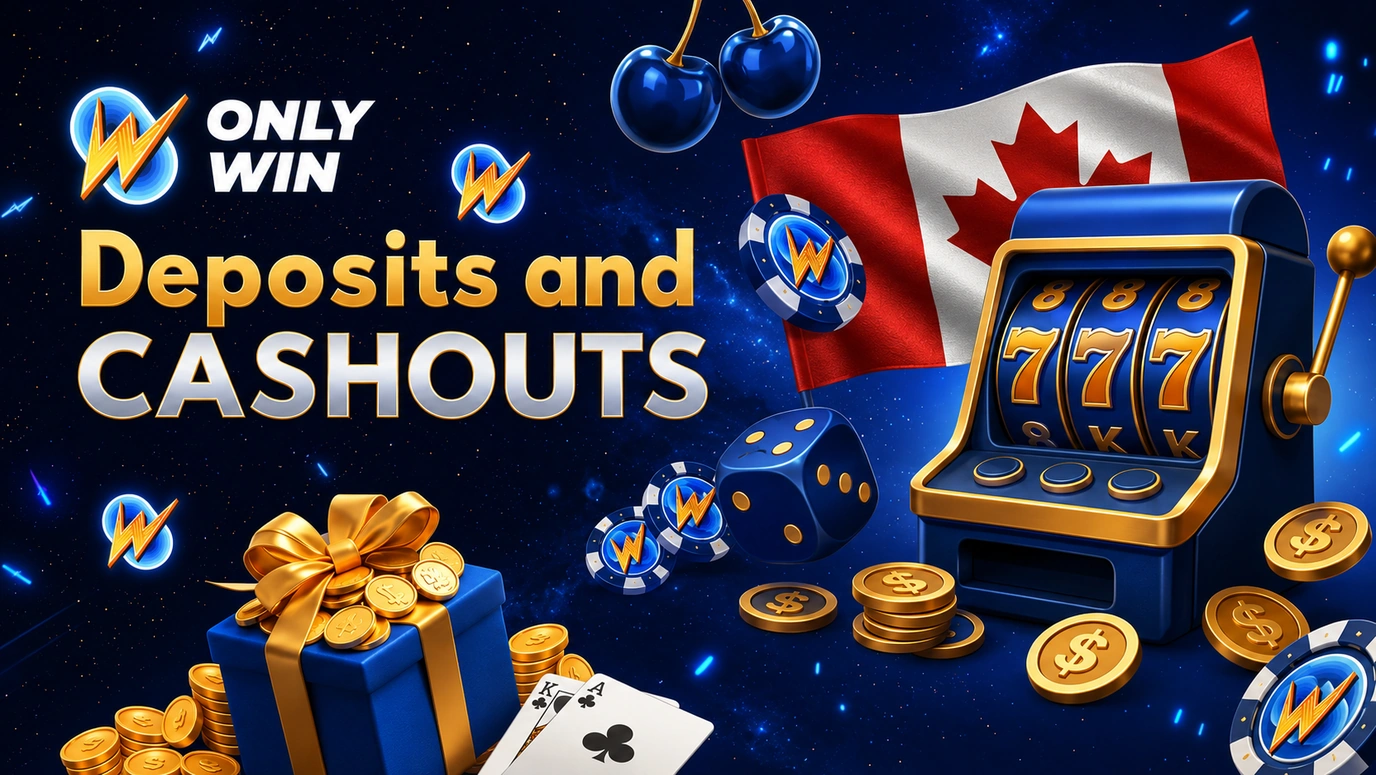 OnlyWin Casino Deposits and cashouts
